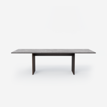 Vipp 496 Cabin rechthoekige eettafel, donker eiken