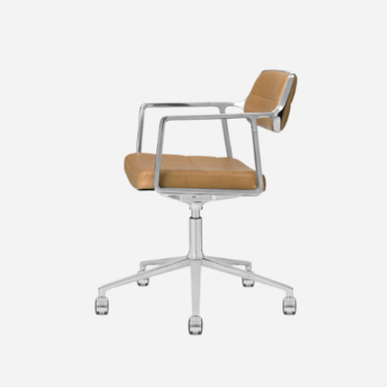 Vipp 453+ Swivel met wielen, Camel