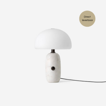 Vipp 591 Sculpture Table Lamp Small Wit