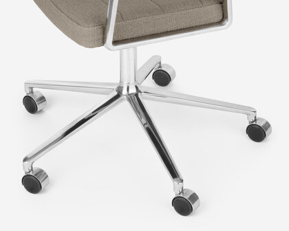 Vipp 453 Swivel met wielen, Tide-dark sand stof