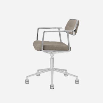 Vipp 453 Swivel met wielen, Tide-dark sand stof