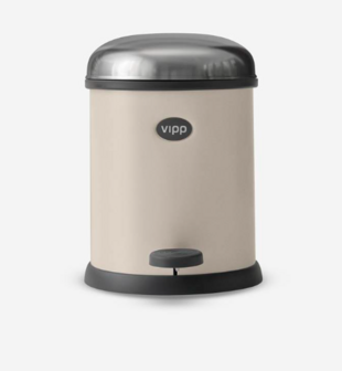 Vipp 12 Pedaalemmer 3 liter, beige