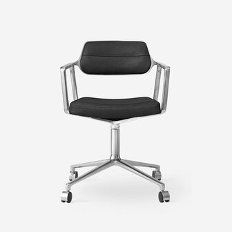 Vipp 453 Swivel met wielen, Black