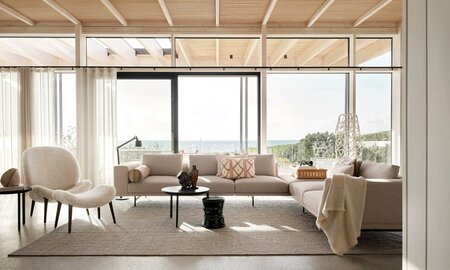 Vipp 610 Loft sofa 3-zitter - quickship stoffering