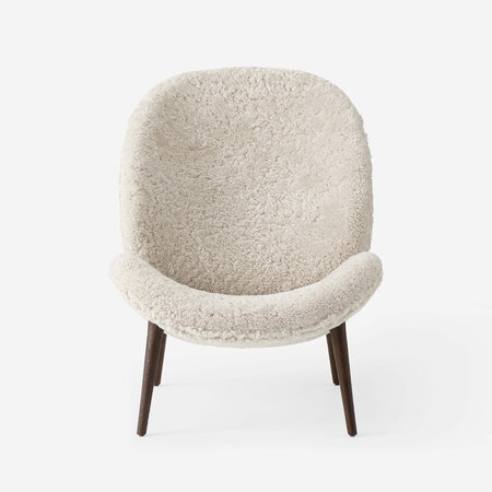 Vipp 466 Lodge Loungestoel, curly white