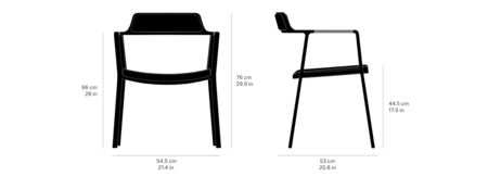Vipp 711 Open-Air Eettafelstoel