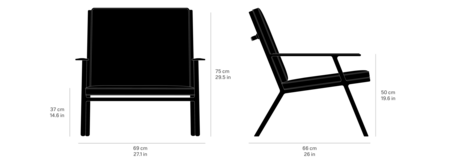 Vipp 713 Open-Air Loungstoel