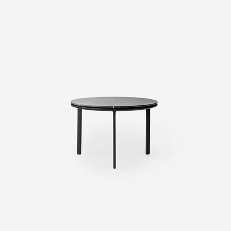 Vipp 423 salontafel, zwart frame, Pietra Grey marble