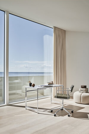 Vipp 453+ Swivel met wielen, bosco green