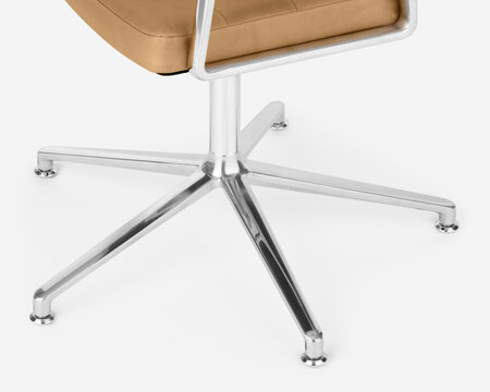 Vipp 453+ Swivel met gliders, Camel