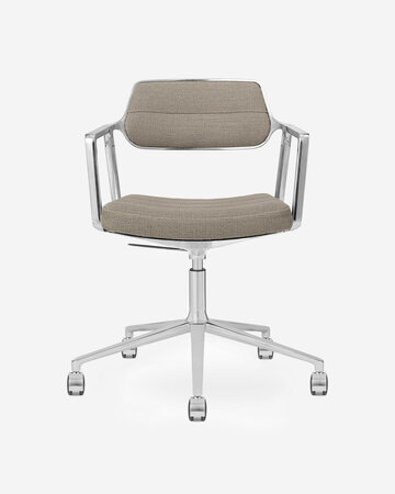 Vipp 453+ Swivel met wielen, Tide-dark sand stof