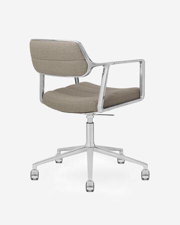 Vipp 453+ Swivel met wielen, Tide-dark sand stof