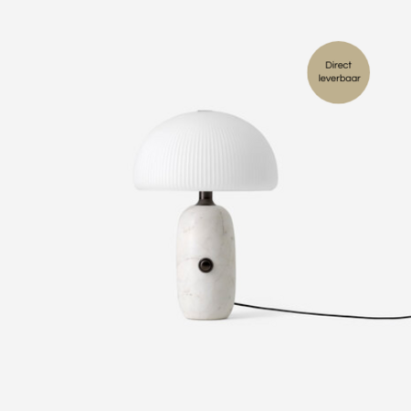 Vipp 591 Sculpture Table Lamp Small Wit