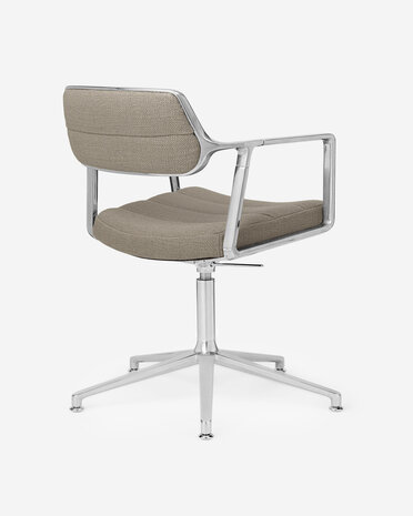 Vipp 453 Swivel met gliders, Tide-dark sand stof 
