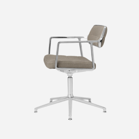 Vipp 453 Swivel met gliders, Tide-dark sand stof 