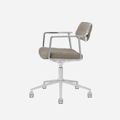 Vipp 453 Swivel met wielen, Tide-dark sand stof