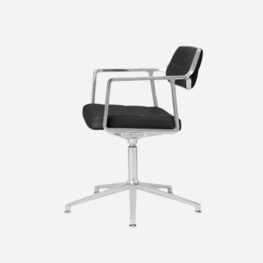 Vipp 453+ Swivel met gliders, Black