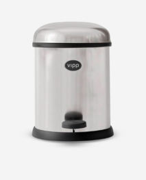 Vipp 12 Pedaalemmer 3 liter, rvs