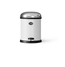 Vipp 12 Pedaalemmer 3 liter, wit