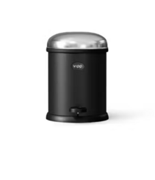 Vipp 12 Pedaalemmer 3 liter, zwart